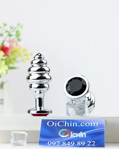 High-End Inox Spiral Anal Plug 3 Sizes Many Colors — Crafted with exquisite detail and available in a vibrant