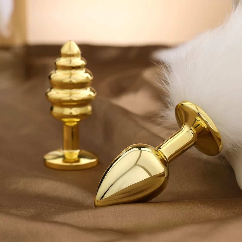Gold Spiral Stainless Steel Anal Plug Set 3 Sizes Elegant — Key Features and Benefits