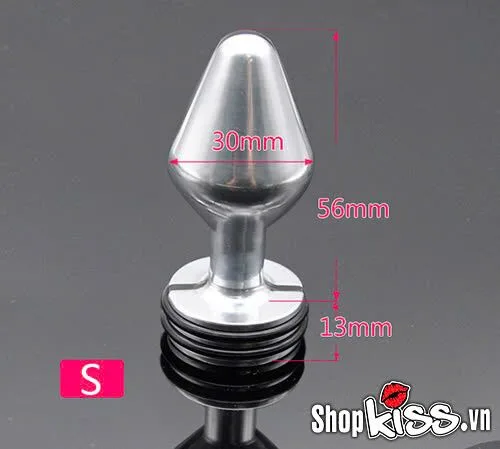 Electro Butt Plug Anal Speculum BDSM Adult Toy Aluminum — Detailed Specifications of the Phosphor-electric Butt Plug
