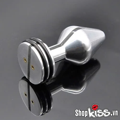 Electro Butt Plug Anal Speculum BDSM Adult Toy Aluminum — This feature protects users during play and makes cleaning