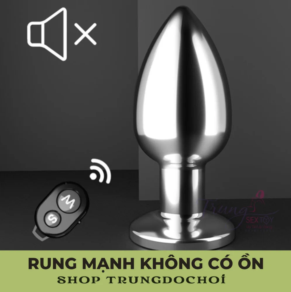 Remote Control Metal Anal Plug 10 Vibration Modes — This extraordinary product combines cutting-edge technology
