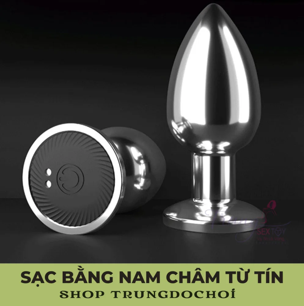 Remote Control Metal Anal Plug 10 Vibration Modes — Premium Stainless Steel Material for Ultimate Comfort