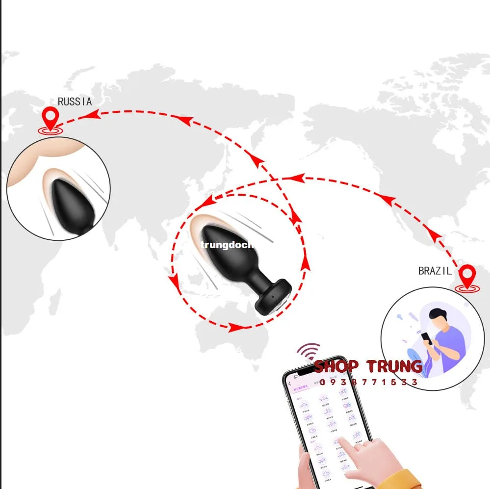 2025 Remote Control Black Anal Plug New Sensation — hình 10