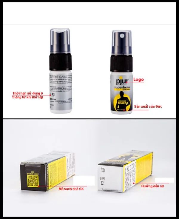 Pjur SuperHero Delay Spray 20ml Pro Long-Lasting Performance — hình 8