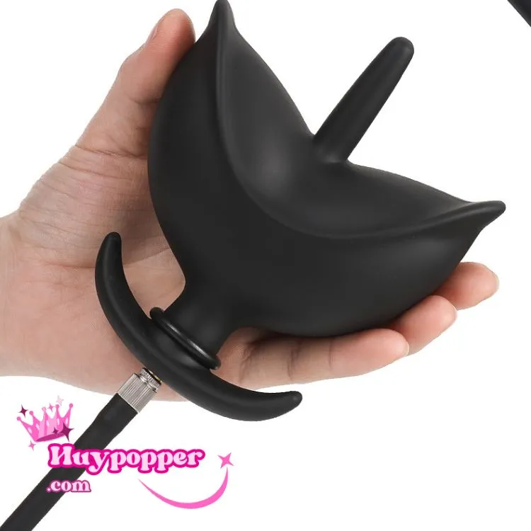 Inflatable Anal Plug Soft Expandable Prostate Stimulator — hình 2