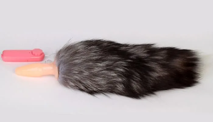 Silicone Wolf Tail Plug SM Anal Stimulator High Pleasure — Add this luxurious anal massager to your collection