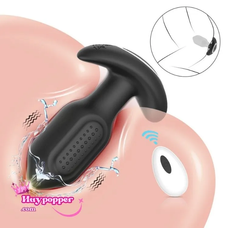 Powerful Remote Anal Vibrating Starter Plug USB Recharge — hình 5