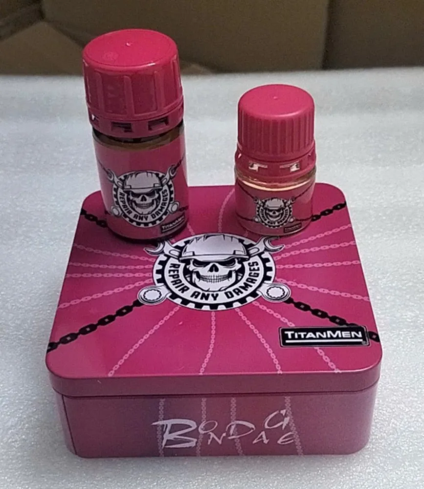 Titanmen Pink Skull Popper Combo 40ml+20ml Strong Formula — Product Details and Features