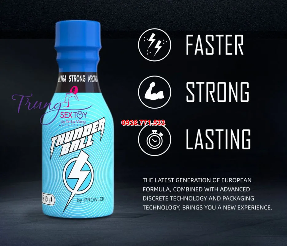 Thunderball 40ml Popper 2021 Edition High Potency USA Brand — Modern Packaging and Complete Set
