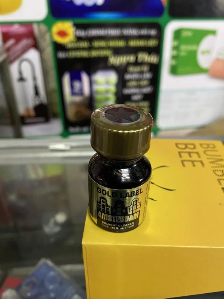 Popper Gold Label Amsterdam USA 10ml Intense Pleasure Boost — Its robust yet refined scent helps elevate the mood