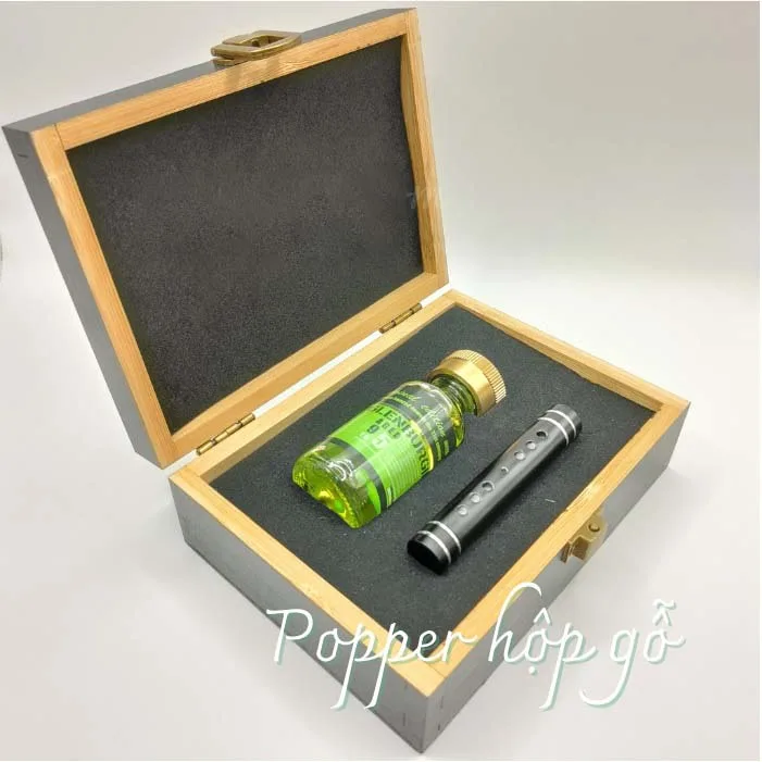 Glenburgie Green Diamond Popper Wood Box 30ml — Easy and Safe to Use
