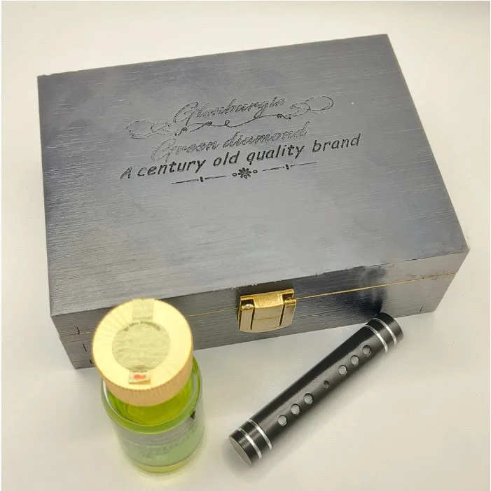 Glenburgie Green Diamond Popper Wood Box 30ml — Exceptional Fragrance and Formula