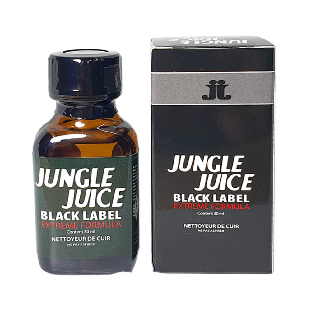 Popper Jungle Juice Black Label 30ml Strong Scent Boost Pleasure