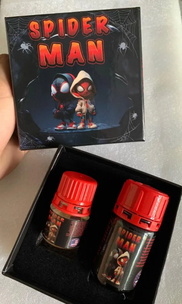 Popper Spiderman Combo 2 Bottles 40ml 20ml Enhance Pleasure