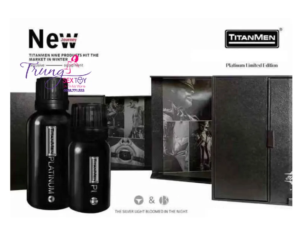 TitanMen Platinum Edition Popper Set 40ml & 15ml — hình 6
