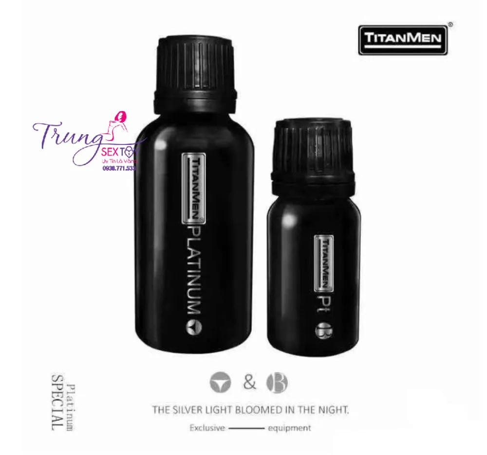 TitanMen Platinum Edition Popper Set 40ml & 15ml — hình 8
