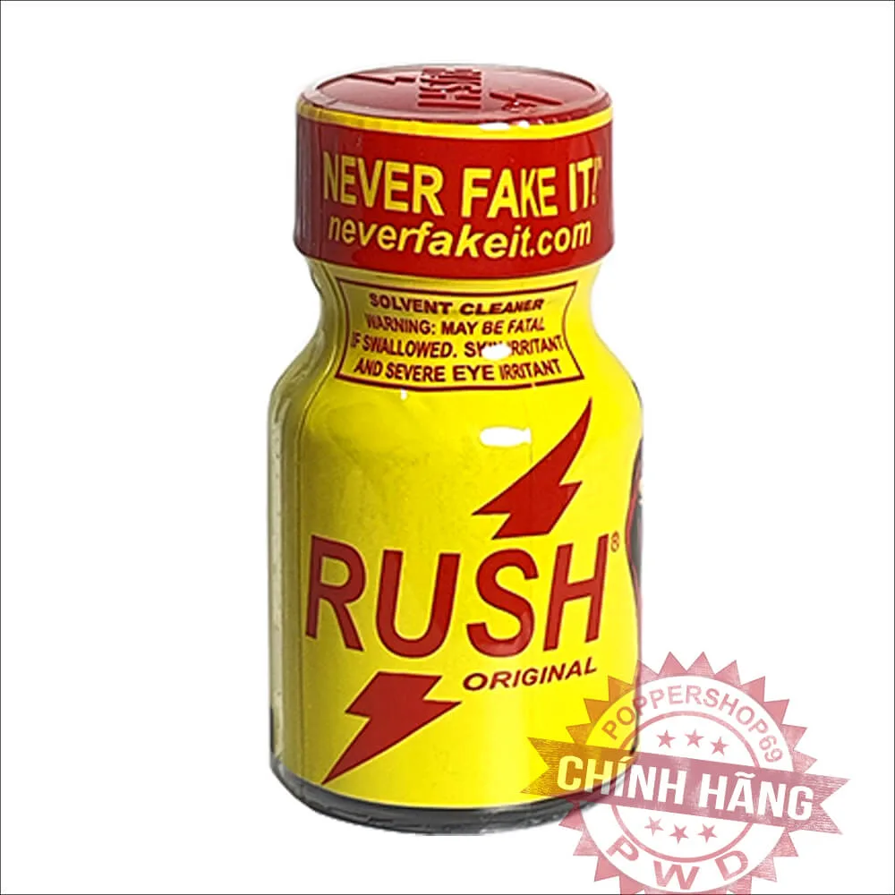 Popper Rush Gold 10ml Ultra Strong USA Poppers — Product Specifications & Care
