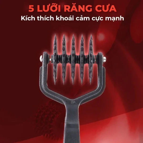 Prickly Pinwheel spiked roller BDSM stimulation toy — hình 4