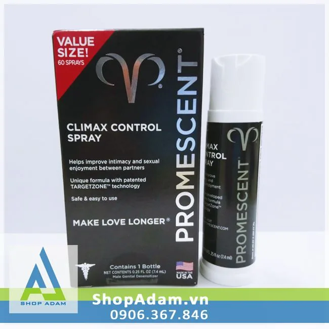 Promescent Premium Delay Spray FDA Approved for Men