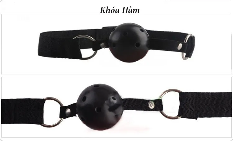 8pcs Black Leather Sexy Bondage Kit Strong Sensation — hình 11