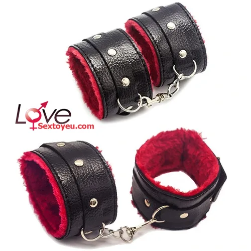 Luxury BDSM 15-Piece Kit Leather & Soft Fur for Couples — Comprehensive 15-Piece BDSM Ensemble Includes