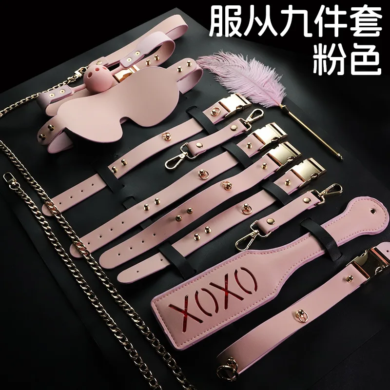 Luxurious Leather SM Toys Multi-Color BDSM Kit Mask Whip — Detailed Product Specifications