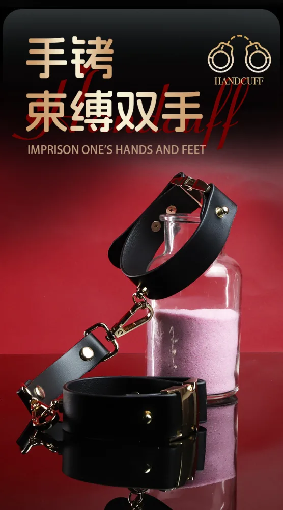 Luxurious Leather SM Toys Multi-Color BDSM Kit Mask Whip — hình 8