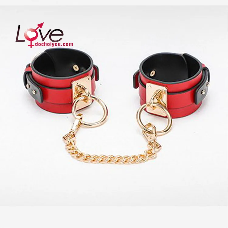 Luxury BDSM Set Couples Leather Metal Sensual Play — hình 7