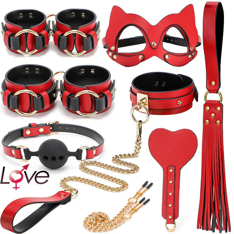 USA Imported Elegant BDSM Leather & Copper Set — Designed for Thrilling, Safe, and Stylish Play
