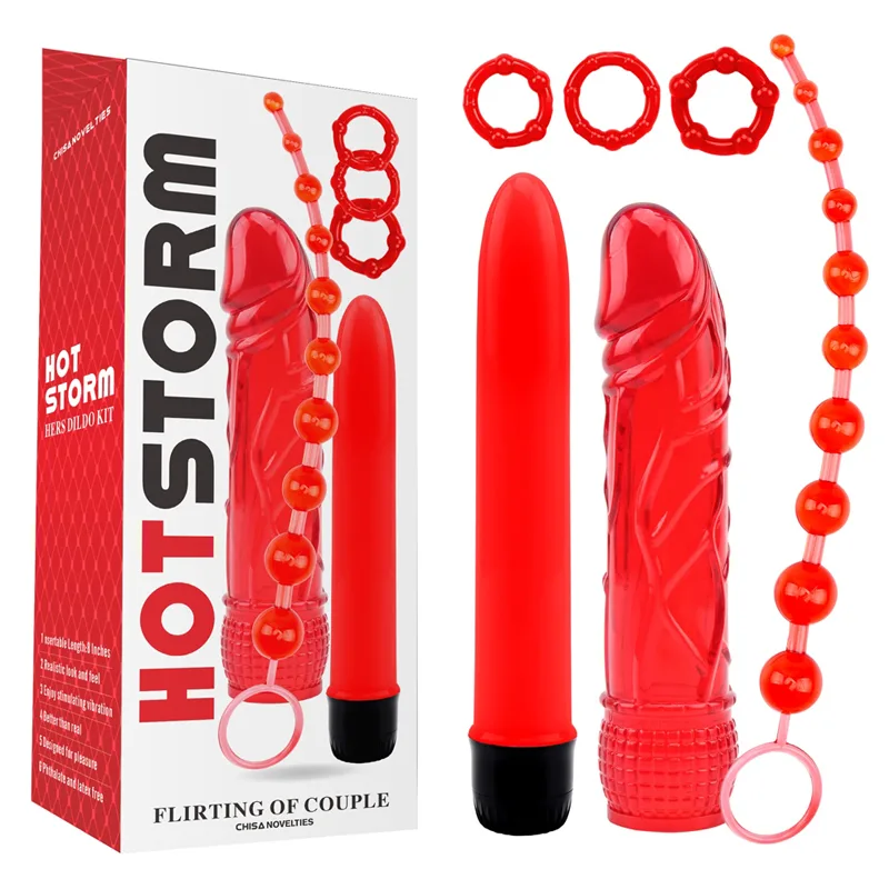 Hot Storm Couples Toy Set Multi Function Massage Kit — hình 4
