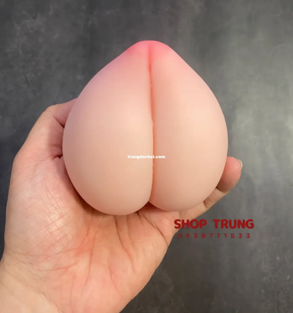 Silicone Peach Massager 2-in-1 Relaxing TPE Discreet — Premium TPE Material: Soft, Safe, and Lifelikе