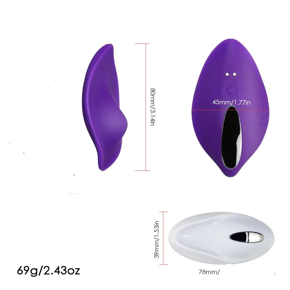 Remote Control Vibrating Panties M Size Silicone Waterproof — How to Use & Care