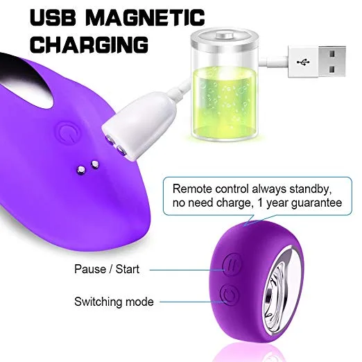 USA Made Mai Turtle Design 10-Speed Wireless Panty Vibrator — hình 4