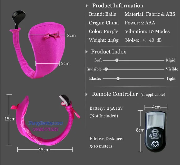 Remote Control Vibrating Panties Sexy Adult Female Toy — User-Friendly & Comfortable for Long Wear