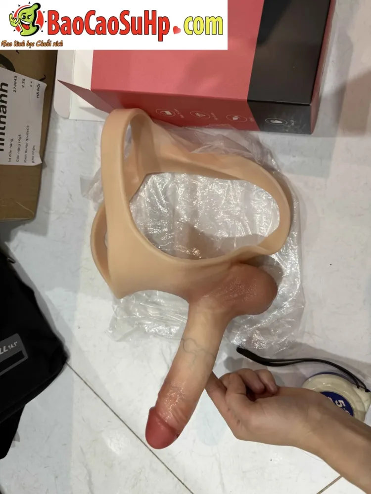 Full Silicone Hollow Strap-on Panty Materrari for Couples — hình 6