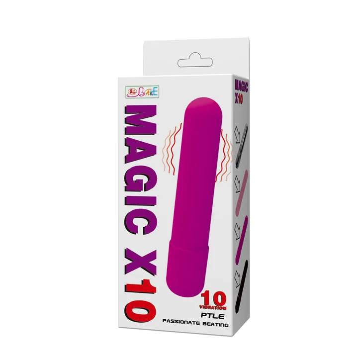 Magic X10 Mini Powerful 10-Mode Personal Vibrating Pen — Whether stimulating the nipples, labia, or internally