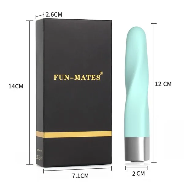 Mini Twist Vibrator Fun Mates Portable Travel Massage — Premium Silicone for Comfort & Safety