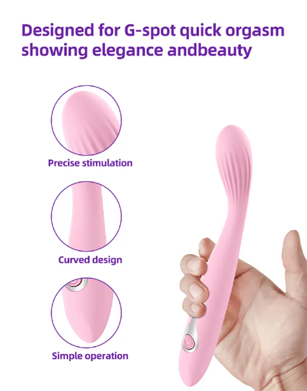 Guerlain G-Spot Massager Silicone Female Toy — hình 3
