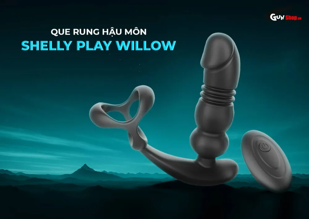 Shelly Play Willow Anal Vibrator Deepening Intense Pleasure Plug