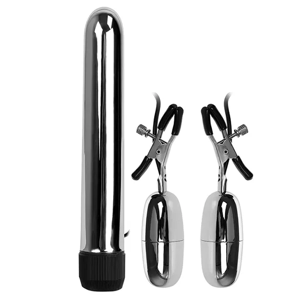 Nippleclamps Vibration Rod with Nipple Egg Stimulation — hình 2