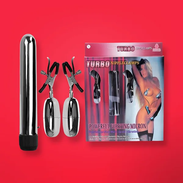 Nippleclamps Vibration Rod with Nipple Egg Stimulation — Targeted G-Spot and Nipple Stimulation for Unique Sensations