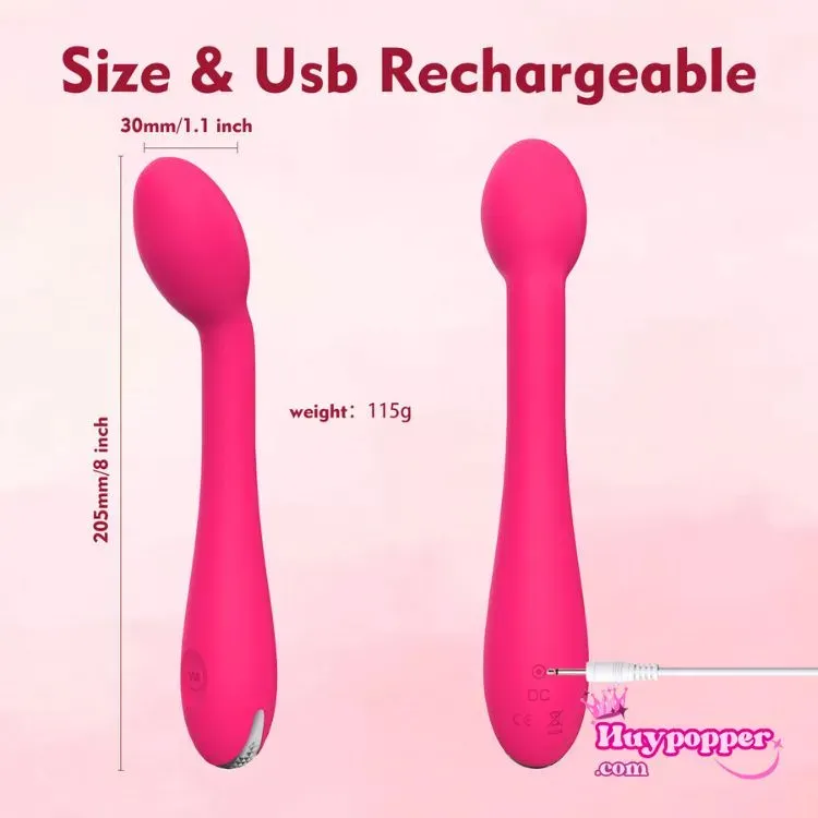 Roset G-Spot Silicone Vibrator 10 Modes Waterproof and — Premium Silicone & Waterproof Design for Safe, Comfortable
