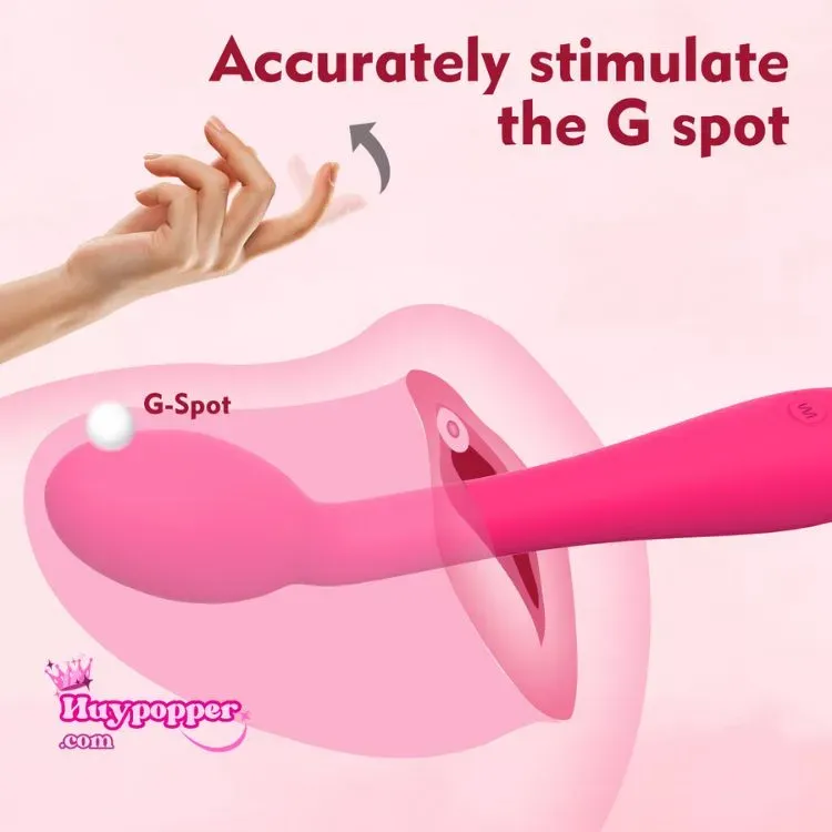 Roset G-Spot Silicone Vibrator 10 Modes Waterproof and — Rechargeable USB Battery for Endless Fun