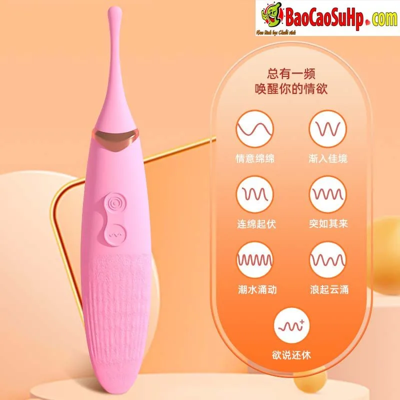 Gebes AV Mini Tongue Vibrator 7 Modes Deep Stimulation — hình 2