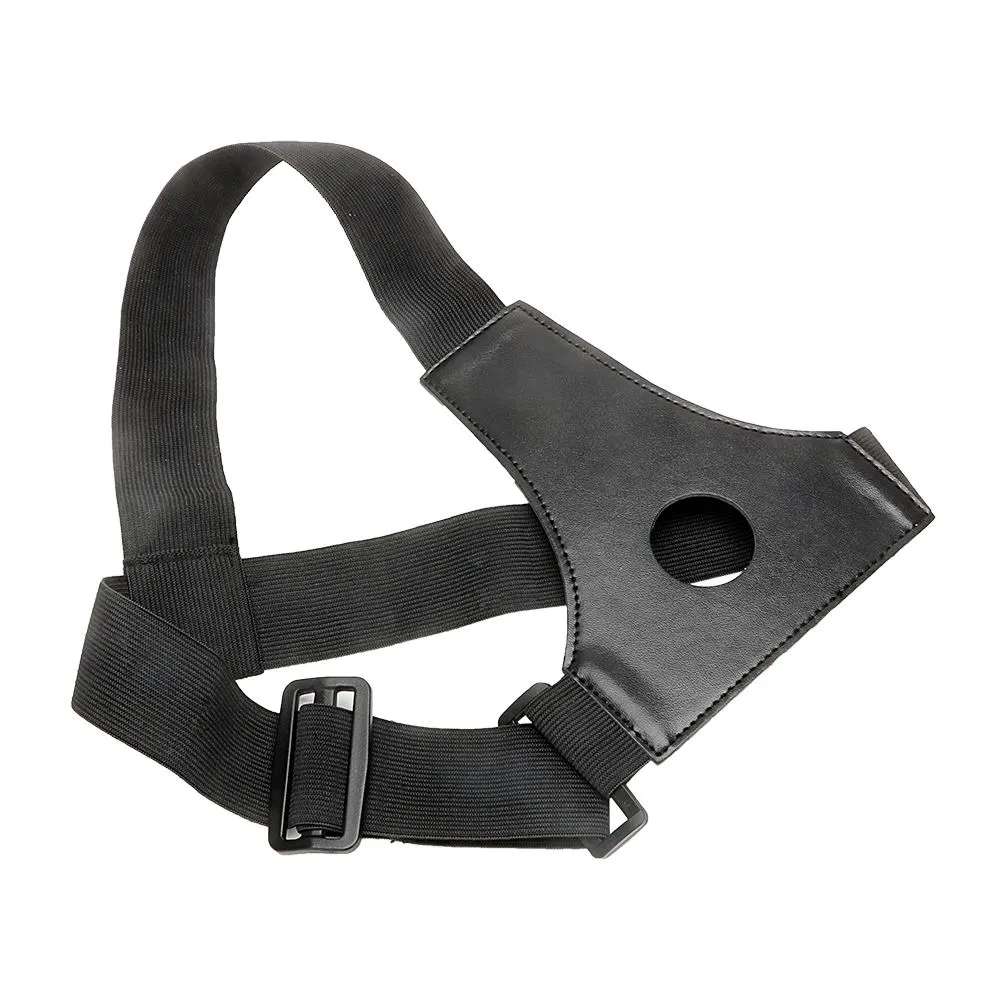 Mini Black PU Leather Penis Harness Strap Accessory — hình 3