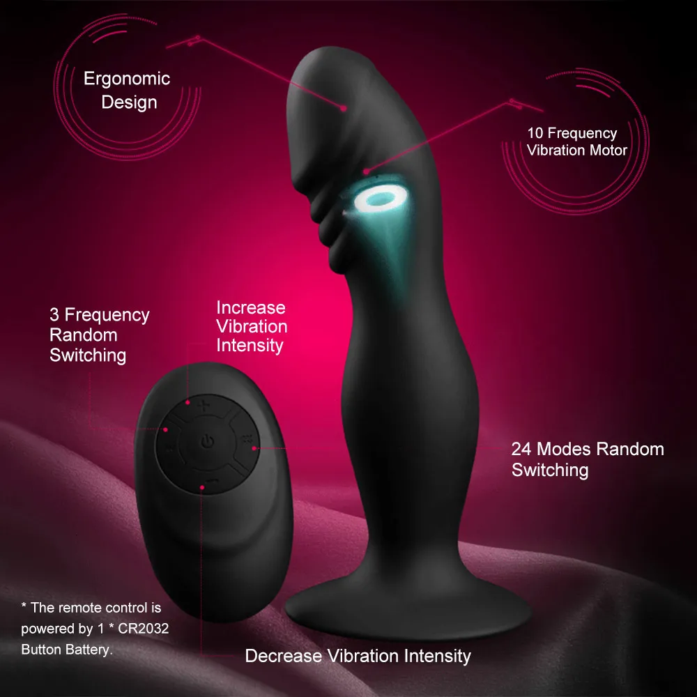 Remote Control Anal Massage Vibrator Medical Silicone Safe — Premium Craftsmanship & Powerful Vibration