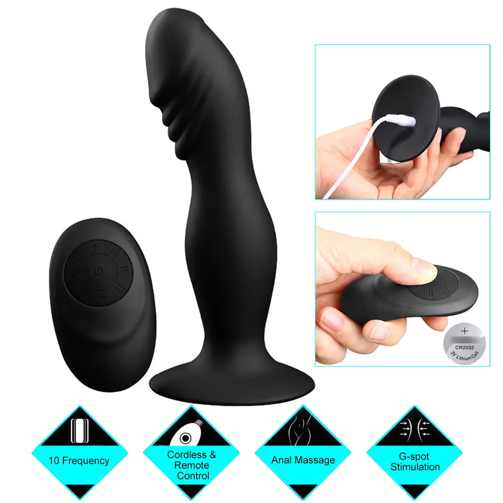 Remote Control Anal Massage Vibrator Medical Silicone Safe — Superior Features of the Anal Massager