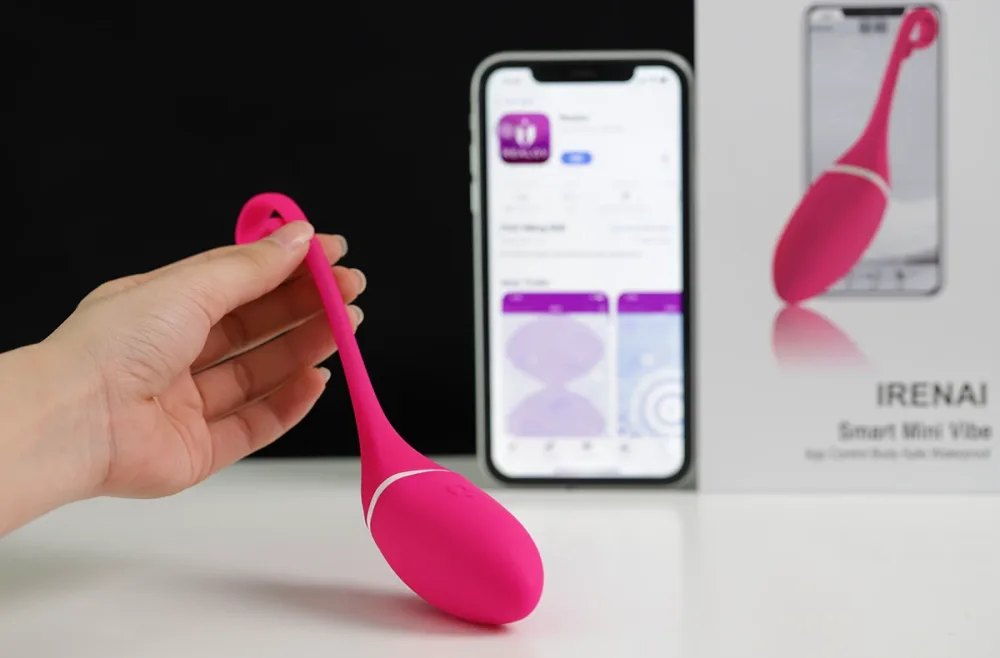 Realov Irena Remote-Controlled Bluetooth Vibrating Egg for — Powerful Vibration with 10 Exciting Modes
