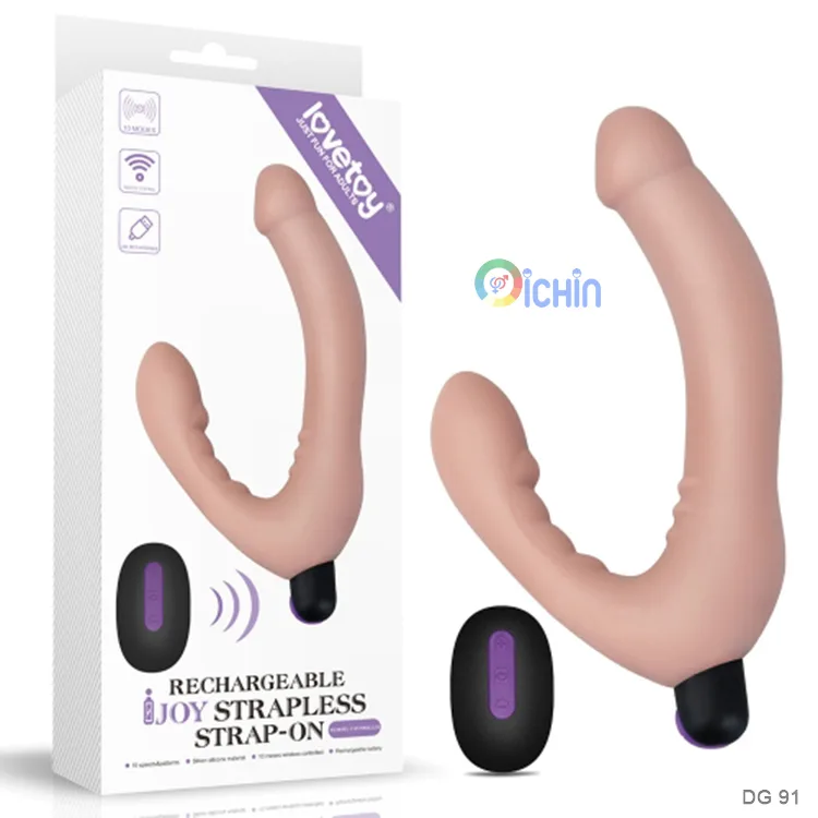 IJOY Strapless Double-Ended Remote-Controlled Soft Silicone — Rechargeable via USB for On-The-Go Fun