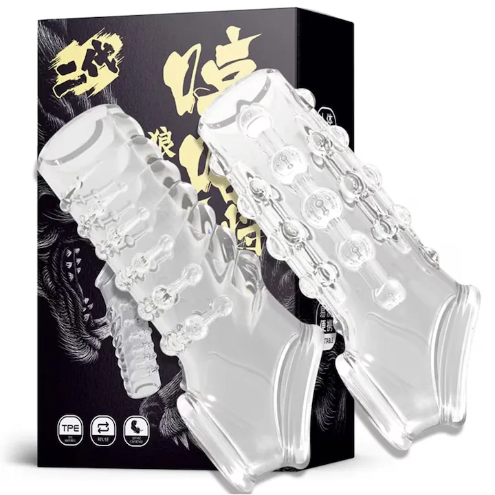 Wolf Tooth Condom Set 2 Pcs Textured Sensation Booster — Superior Quality and Specifications